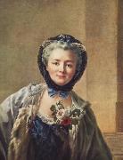 Francois-Hubert Drouais Portrat der Anne-Marie Francoise Dore oil painting